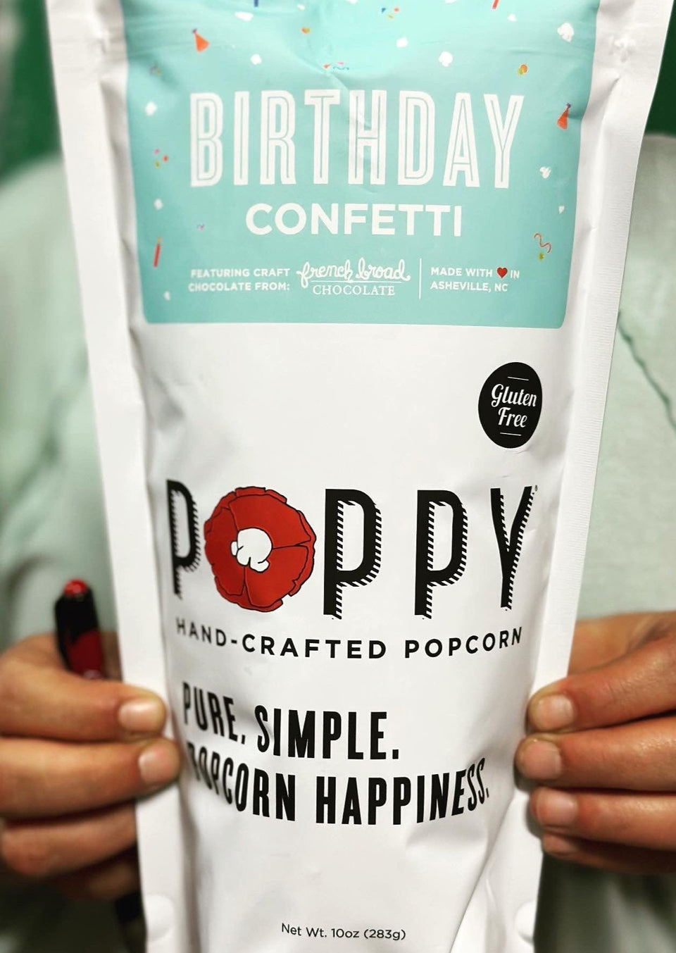 Poppy Hand-Popped Popcorn Birthday Confetti