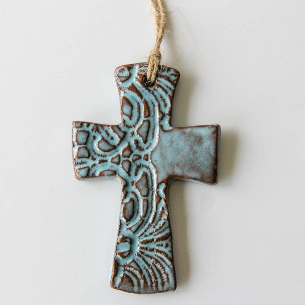 Prodigal Pottery - Flared Cross Ornament Prodigal Pottery