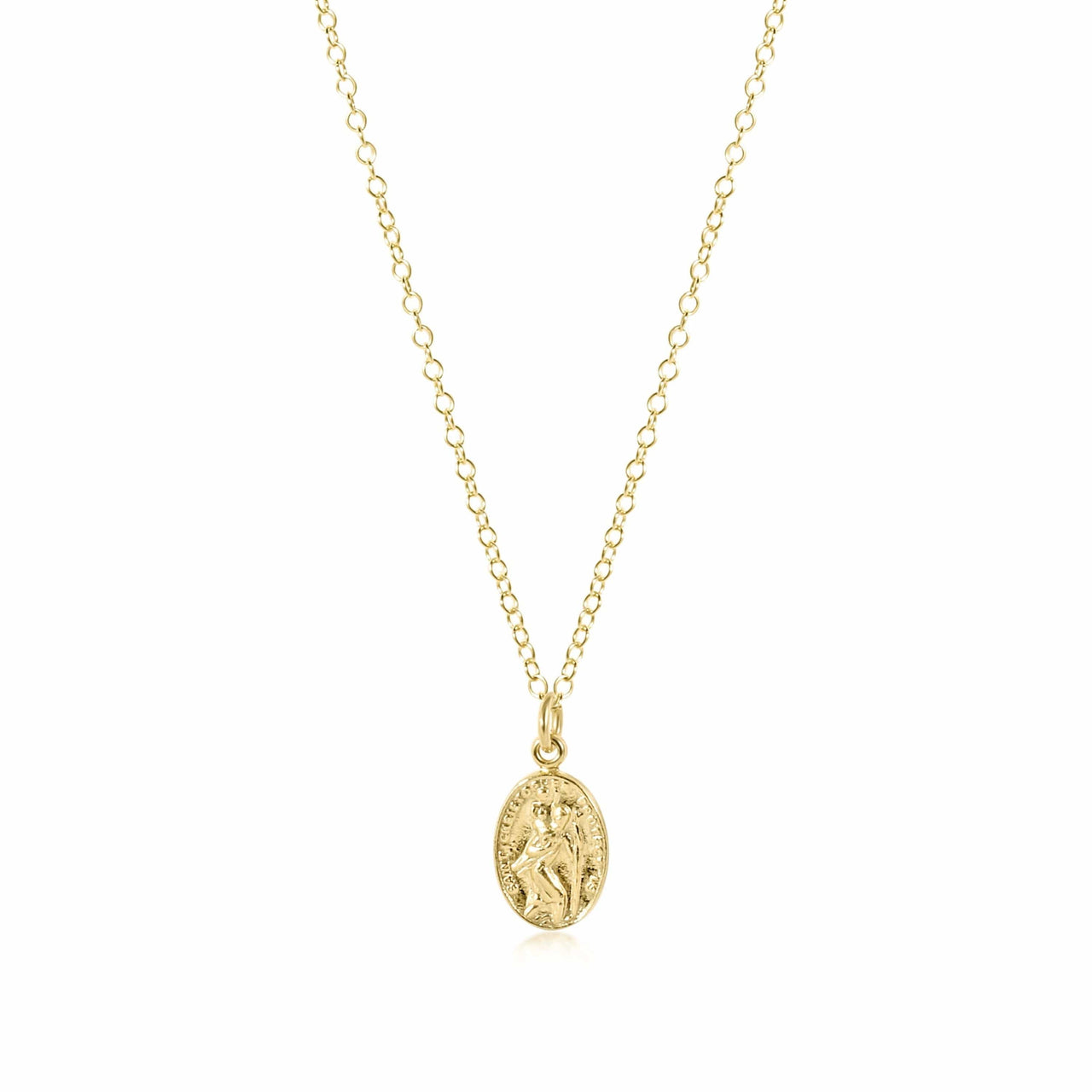 Protection Small Gold Charm  Necklace | e.newton Designs e.newton Designs Necklaces