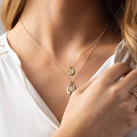 Thumbnail for Protection Small Gold Charm  Necklace | e.newton Designs e.newton Designs Necklaces