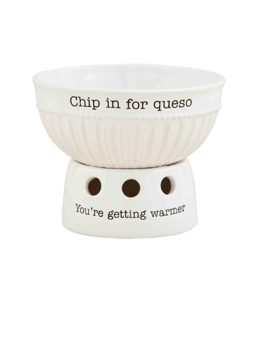 Queso Tidbit Warming Stand Tray Mud Pie Serving Dish