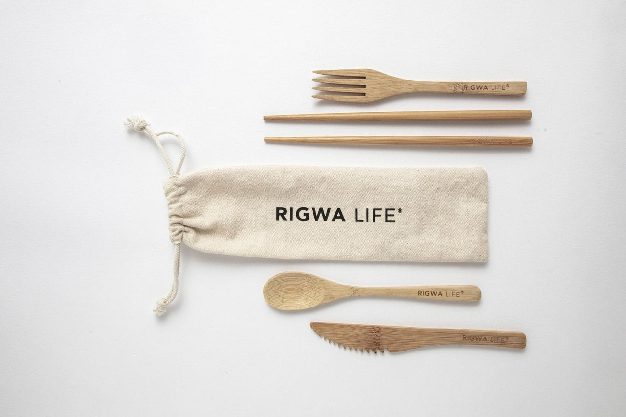 RIGWA WARE Bamboo Cutlery & Chop Stix RIGWA outdoor