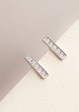 Sadie Sterling Earrings Meghan Browne Design Earrings Silver