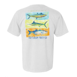 Saltwater Trio SS Tee | Southern Fried Cotton Southern Fried Cotton SS TEE XXL
