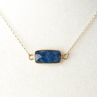 Thumbnail for Seaside Simple Lapis Focal Necklace 16-18