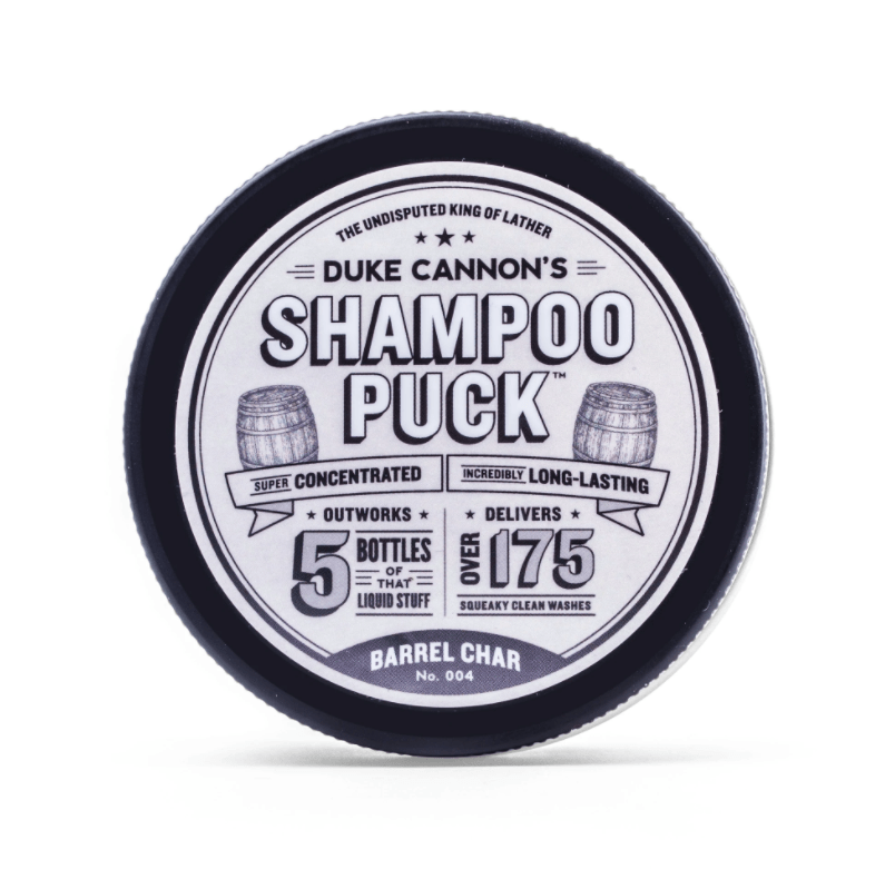 Shampoo Puck Barrel Char No. 004 Duke Cannon Men’s Soap