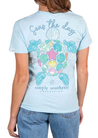 Thumbnail for Simply Southern SS Seas the Day Tee Simply Southern SS TEE Small