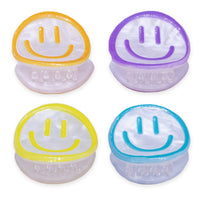 Thumbnail for 4 pack of 4 small smiley face hair clips