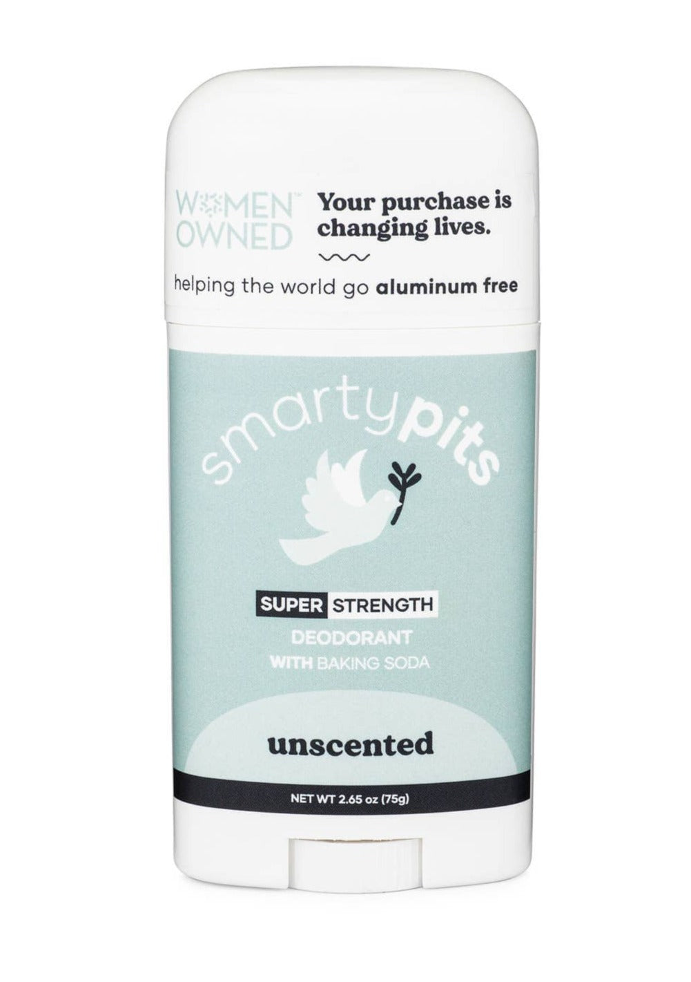 Smarty Pits Natural Deodorant Smarty Pits deodorant Super Strength / Unscented with Baking Soda