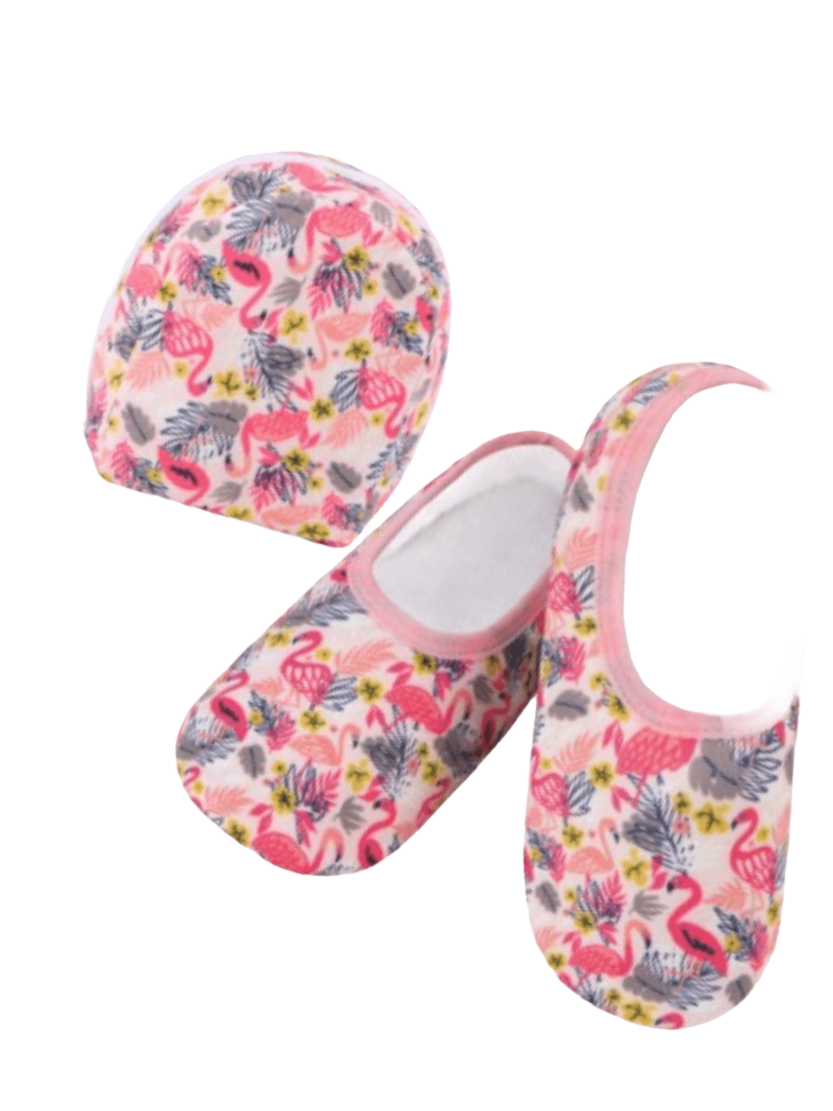 Snoozies Skinnies Travel Pouch Snoozies Slippers Small / Flamingo