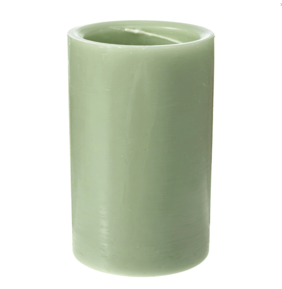 Spiral Light Candles burn AROUND the Candle's Edge! Spiral Light Candle Large 4"w x 6"h / Cucumber Melon