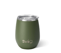 Thumbnail for SWIG | Solids SWIG Drinkware Stemless Wine 14oz / Olive
