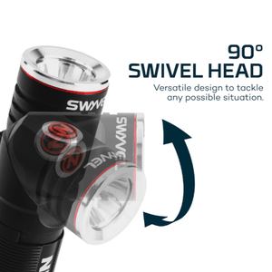 Swyvel - Compact 1,000 Lumen Rechargeable EDC Flashlight with a 90º Rotating Swivel Head Nebo Accessories
