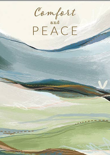 Sympathy Card - Peaceful Landscape GINA B 