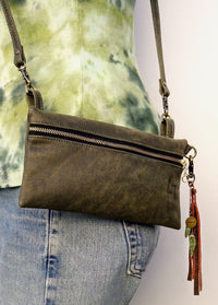 Thumbnail for The Hippie Leather Bag La Place Leather purse