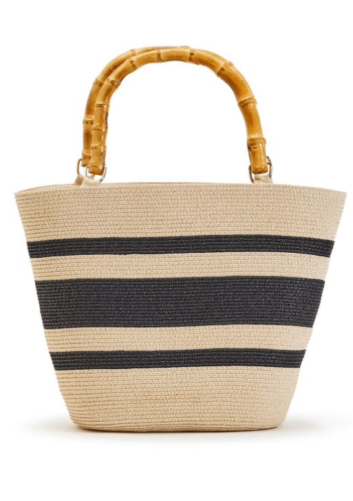 Tote Bag with Bamboo Handles Mattie B's Gifts & Apparel