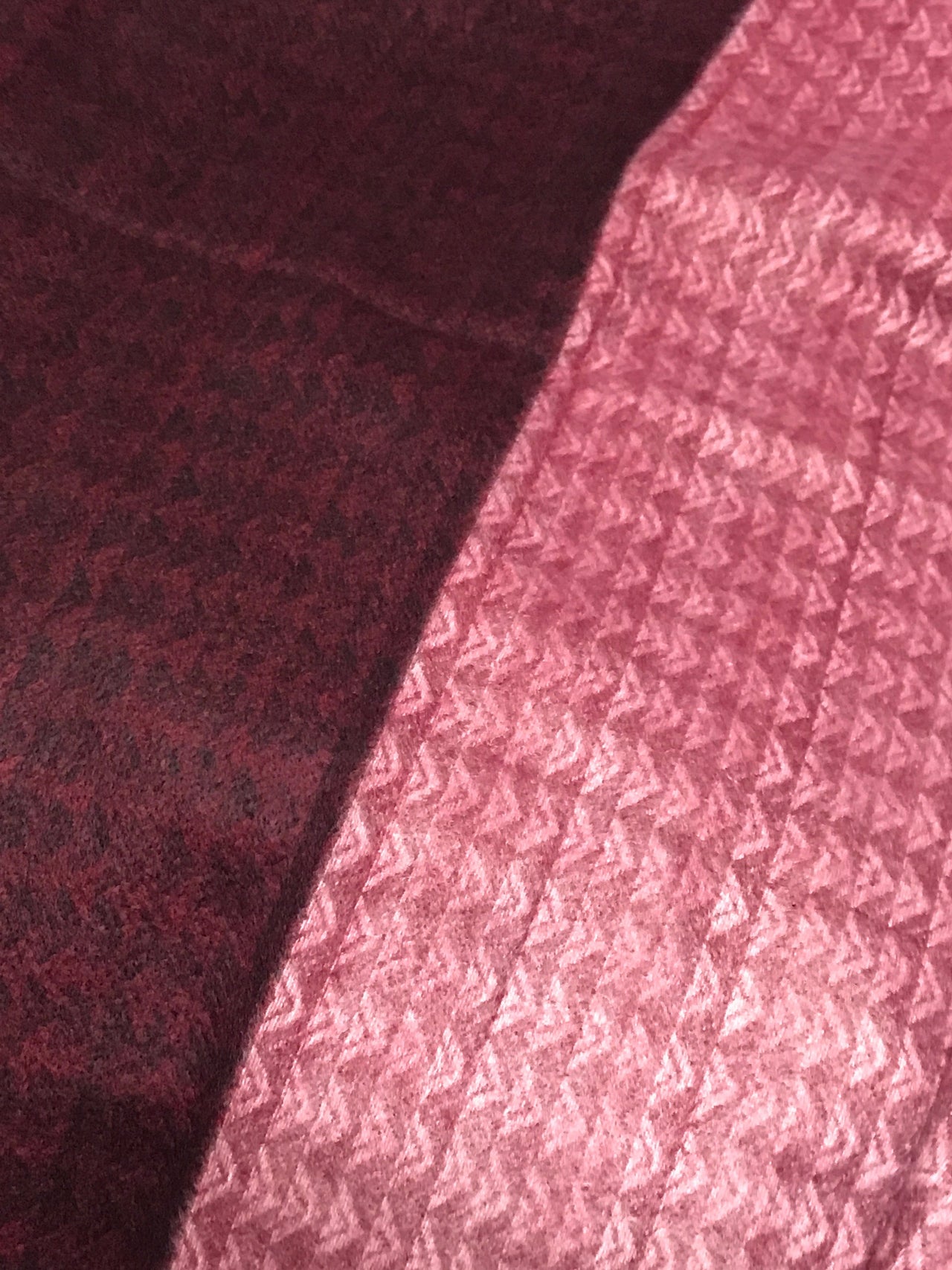 Two-Tone Fuzzy Scarf Saro Scarves