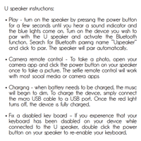Thumbnail for U-Speaker Mini FashionIT Speaker