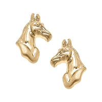 Thumbnail for Victoria Equestrian Studs CANVAS Earrings
