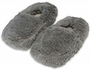 Warmies Lavender Plush Slippers & Boots WARMIES / INTELEX USA slippers GRAY SLIPPER