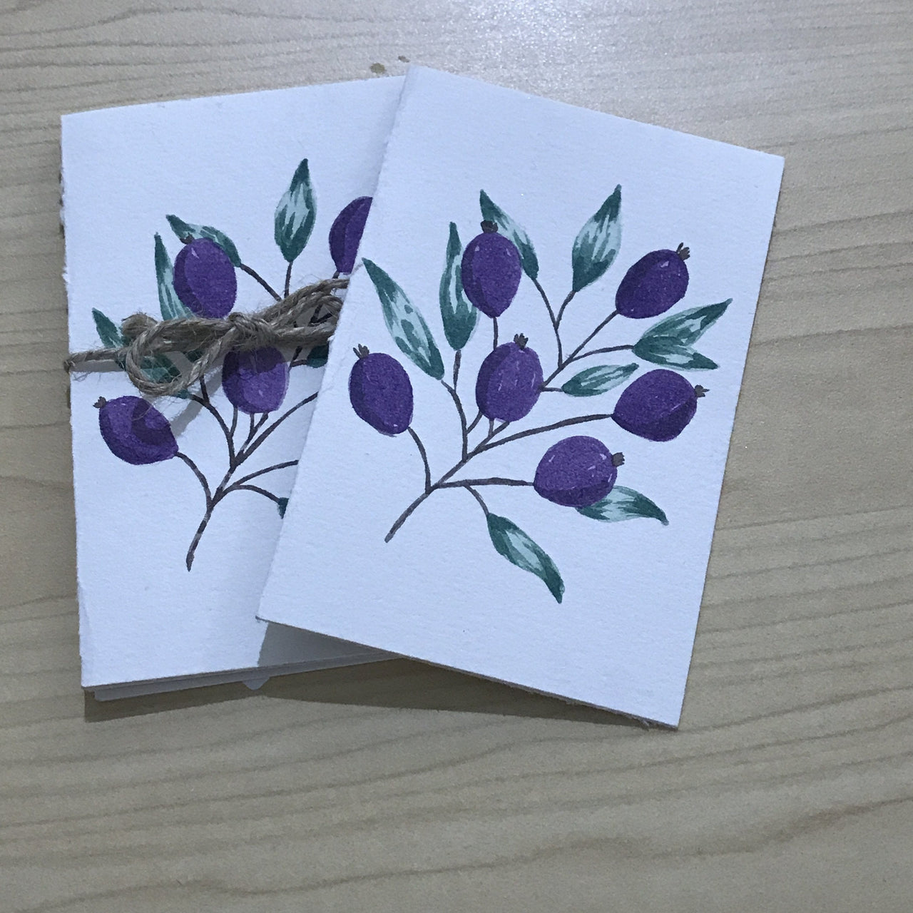 Watercolor Originals | Set of 4 cards Faith Greeting Card Coffee Bean