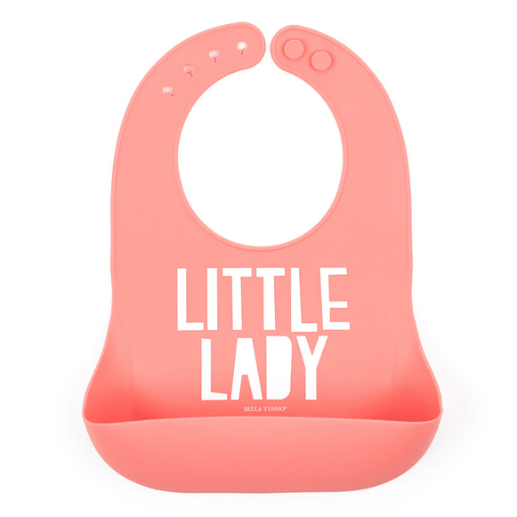 Wonder Bib | Bella Tunno Bella Tunno Bibs Pink/Little Lady
