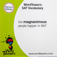 Thumbnail for Word Teasers | SAT Vocabulary Word Teasers Games