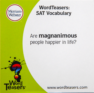 Word Teasers | SAT Vocabulary Word Teasers Games